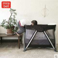 多功能婴儿床欧式免安装可折叠儿童床环保摇摇床bb床宝宝床带蚊帐