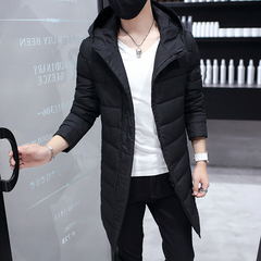 棉袄男青少年男士冬天外套棉服男冬季学生韩版修身连帽加厚棉衣潮