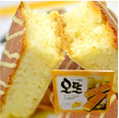 韩国进口休闲小零食 好丽友欧式奶油蛋糕派 奶酪软饼西式糕点120g