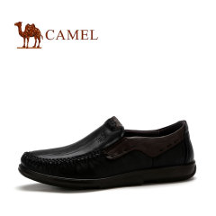 Camel/骆驼2016秋季新品 真皮套脚日常休闲舒适皮鞋A263211297