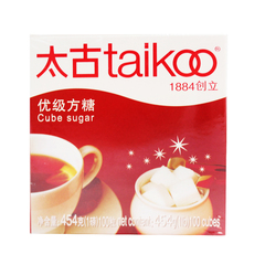 Taikoo太古 纯正方糖优质白砂糖餐饮装咖啡调糖伴侣454克共100粒