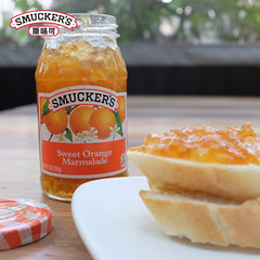 SMUCKER'S斯味可进口甜橙果肉果酱 刨冰圣代酸奶面包早餐果酱340g