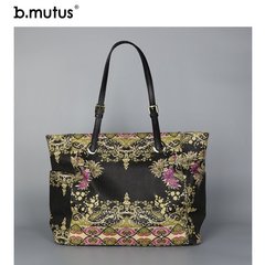 bmutus2015新款单肩中国风大包复古印花民族风个性手提女包包