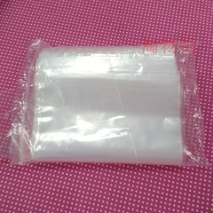 自封夹链密封袋 4x6厘米 双面10丝PE塑料白边透明密封袋 封口袋