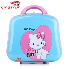 kingtrip/途尊卡通凯蒂猫手提箱登机箱子母套箱女旅行箱行李箱包