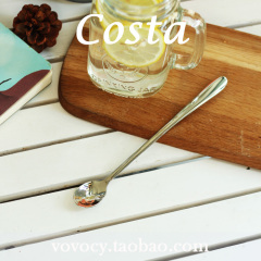 Costa英国不锈钢长勺 果汁勺 冷饮勺 搅拌勺子 好品质重磅冰勺