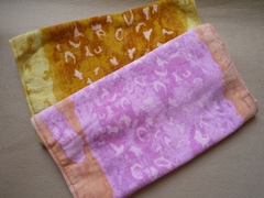 【实用小物】日本订单 潮牌贵牌 炫色 纯棉割绒 毛巾面巾