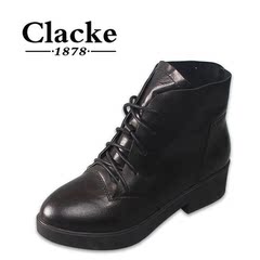 Clacke2016秋款高跟女鞋 粗跟鞋 纯皮女鞋
