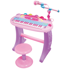 贝芬乐多功能儿童37键电子琴音乐钢琴益智玩具带话筒麦克风礼物