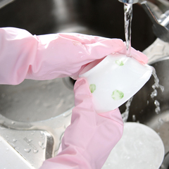 日本进口古谷惠 厨房家务手套橡胶手套 清洁洗碗洗衣手套