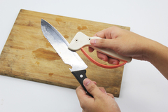家用手持磨刀器 多功能快速磨刀石 厨房用具双面粗细磨菜刀磨剪刀