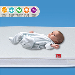 益僮乐双芯3D摩丝环保椰棕婴儿床垫宝宝儿童床垫无甲醛冬夏两用