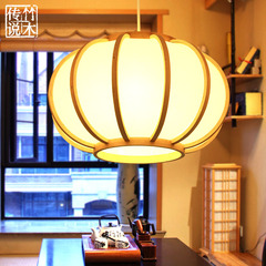 日式吊灯 中式客厅餐厅竹编灯具 卧室书房灯饰茶楼会所榻榻米吊灯