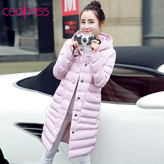 2015新款冬装韩版女士中长款棉衣修身显瘦加厚大码棉袄大衣外套潮