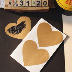 纸顽家diy刮刮卡 创意礼品明信片刮刮涂层贴纸 表白制造浪漫