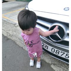 【阿小轩】宝宝套装夏装婴儿童装运动休闲韩版短袖t恤纯棉夏季