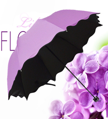 纯色黑胶防鹫谘籼阳伞晴雨伞晴雨两用伞雨伞男女式伞创意伞