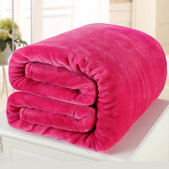 万帛珊瑚绒超柔毛毯加厚冬季法兰绒毯子午睡盖毯 空调毯