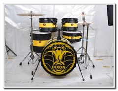 台产DIXON 帝声帝蟒 5鼓组 架子鼓 爵士鼓原装台产 5鼓3镲架