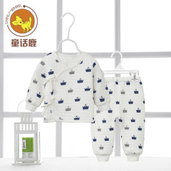 婴儿服冬季新生儿0-3月衣服纯棉内衣套装男女宝宝和尚服婴幼儿秋
