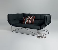 Nathan Yong 铁艺沙发 布艺沙发 不锈钢经典沙发 北欧创意沙发