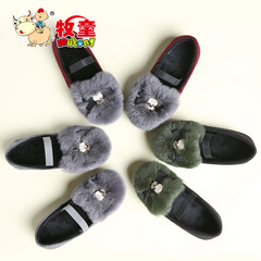 牧童童鞋2016冬季新款女童时尚棉皮鞋商场同款保暖舒适儿童皮鞋
