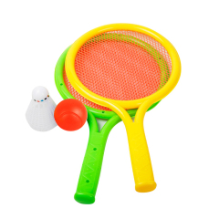 轻质儿童宝宝用羽毛球拍网球拍套装双拍 幼儿园亲子户外运动玩具