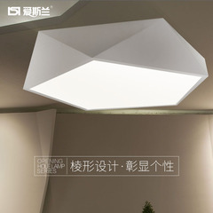 爱斯兰LED创意几何吸顶灯现代简约艺术餐厅书房咖啡厅艺术灯D-020