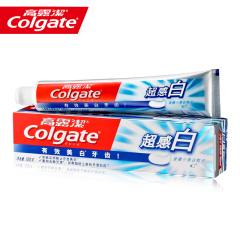 单高露洁超感白牙膏－100 克美白牙膏白牙膏舒爽牙膏品牌牙膏
