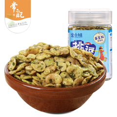 常记农家青海苔味蚕豆瓣 办公休闲零食炒货特产坚果 120g/罐