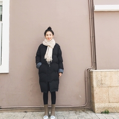 棉服女中长款2016新款韩版潮学生棉衣修身面包服女装冬装加厚棉袄