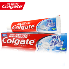 高露洁防蛀美白牙膏140克 /90克家庭牙膏清爽牙膏品牌牙膏