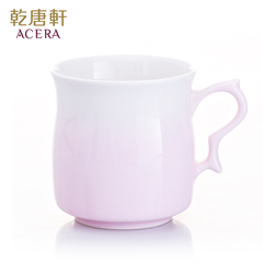 乾唐轩活瓷 甜心杯270ml  个性咖啡杯陶瓷茶杯泡茶办公a