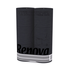葡萄牙原装进口 Renova 瑞诺瓦之爱 彩色卷筒纸 实用装6卷 性感黑
