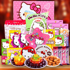 hello Kitty零食大礼包一箱的 生日创意送闺蜜女朋友新年礼物