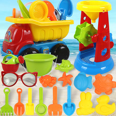 儿童沙滩玩具套装宝宝铲子玩具玩沙工具大号沙漏铲子挖沙玩具车