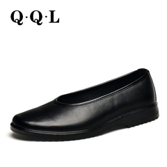 Q·Q·L中国风男鞋老头鞋中式中老年圆口男复古洒春秋季功夫鞋子