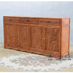特价中式实木家具 红木餐边柜 刺猬紫檀木茶水柜 储物柜