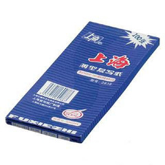 上海牌蓝印纸 48开薄型复写纸2838双面蓝色复印纸 印蓝纸8.5x22cm