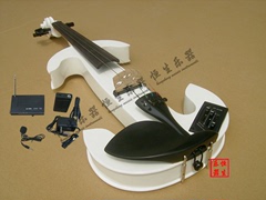 装韩国拾音器送无线发射器 最新电小提琴EV500白色 3天试用