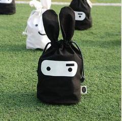韩国Jstory收缩口迷你化妆包收纳包-可爱忍者兔