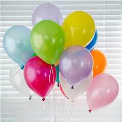 韩国进口NEO乳胶球10寸珠光加厚气球 儿童生日聚会婚礼装饰气球