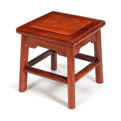 中式刺猬紫檀马蹄腿方凳红木茶几矮凳换鞋凳简约实木质儿童小板凳