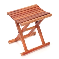 缅甸花梨木中式高档家用马扎 实木折叠小凳子 便携车载矮凳换鞋凳