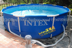 包邮正品INTEX28202管架水池家庭游泳池儿童游泳池含过滤器