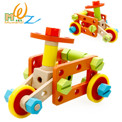 木丸子儿童益智组装多功能螺母组合拆装玩具三岁以上拼搭百变积木