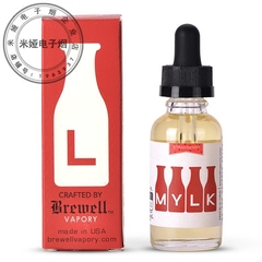 美国进口 MYLK烟油 by brewell特调师真味牛奶原味草莓奶酸奶奶爸